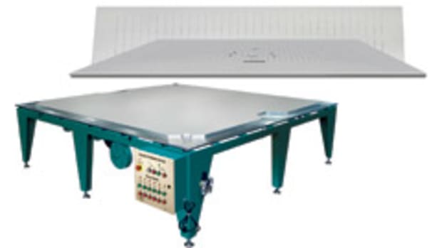 GPI's vacuum tables can be customized to meet specific needs, according to the manufacturer.
