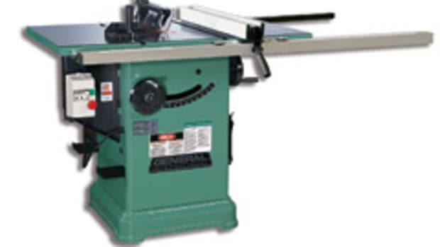 The new cabinet saw from General, model 50-275R, boasts a 3-hp motor.
