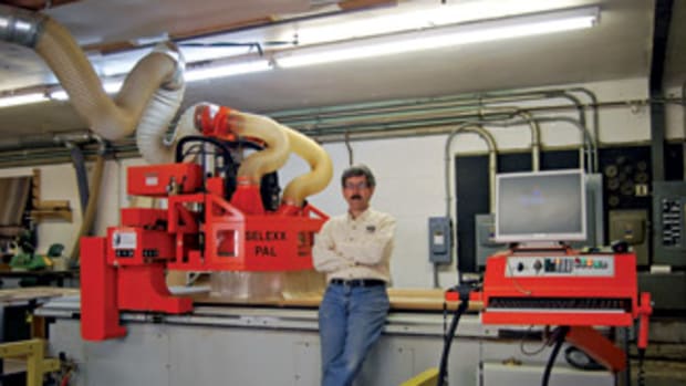 Leland Thomassette of Taghkanic Woodworking in Pawling, N.Y., will present "CAD/CNC for the Small Custom Furniture Shop" in July at the AWFS fair.