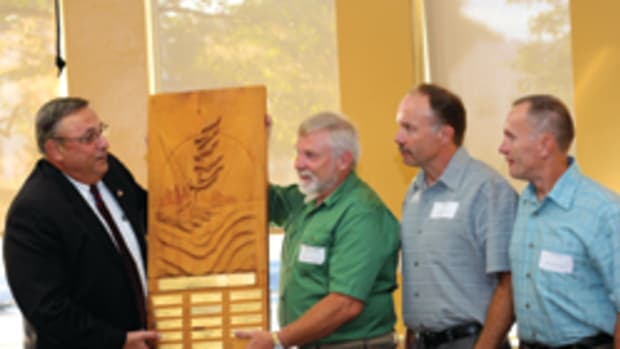 The Maine Wood Products Assocation recognized the innovation and growth of Maine Wood Concepts in August at an awards ceremony.