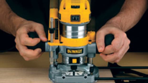 DeWalt's compact router is offered as a fixed-base unit and a fixed/plunge-base combo kit.
