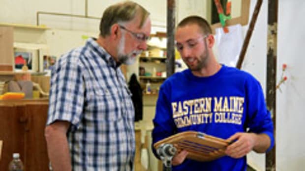 School officials at Eastern Maine Community College say the federally funded woodworking program will be an asset to students looking for work after graduation.