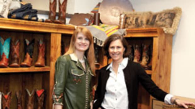 Thea Marx (left) and Pamela Fields, CEO of Stetson Worldwide, are working together to promote Western craft artisans at an international level.
