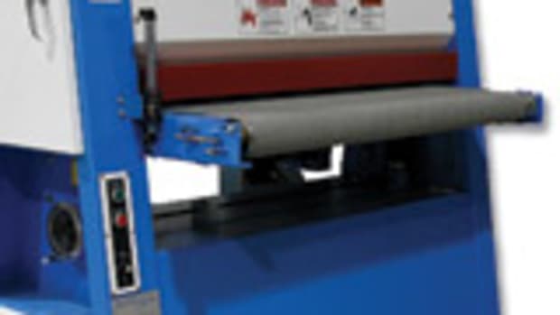 TimeSavers has expanded its SpeedSander to include 25" and 43" models. The A-frame design keeps the machine's weight low, which provides for solid operation or transports, according to TimeSaver.