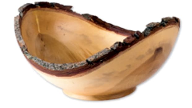 Scott Strobel turned this bowl from a gingko tree that was more than 100 years old and located across from the Peabody Museum on the Yale University campus in New Haven, Conn.