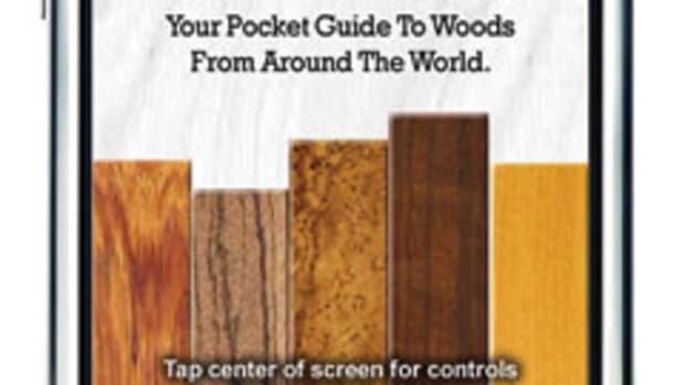 The iPhone and iPod application "I.D.Wood" has been popular with architects and designers.