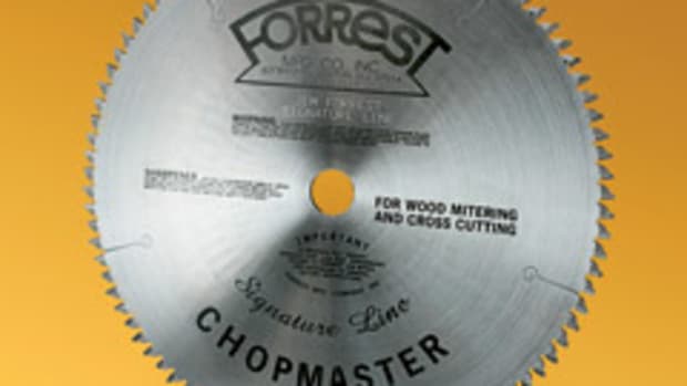 Forrest's Signature Line Chopmaster saw blade.