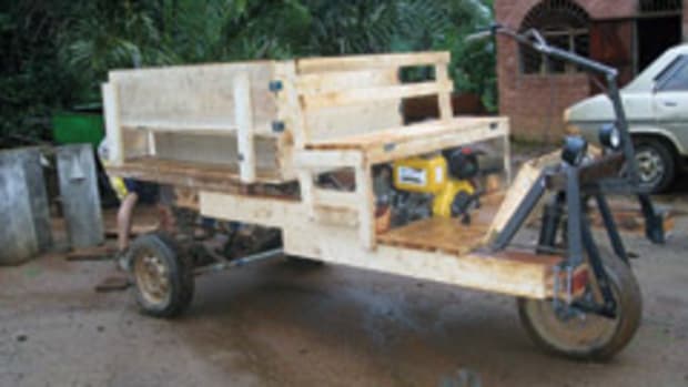 Student from Purdue University traveled to Cameroon in May to help design vehicles for the transportation of people and produce.