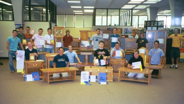 A) Past students with Castle machine projects