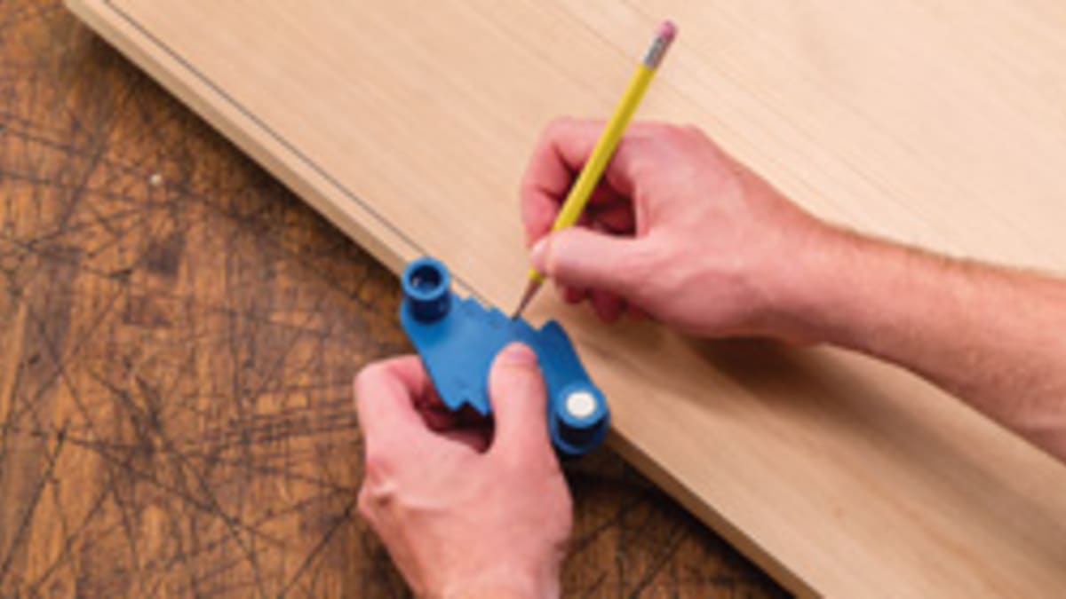 Rockler Center/Offset Marking Tool Fits For Wooden Pencils Woodworking Scribe 