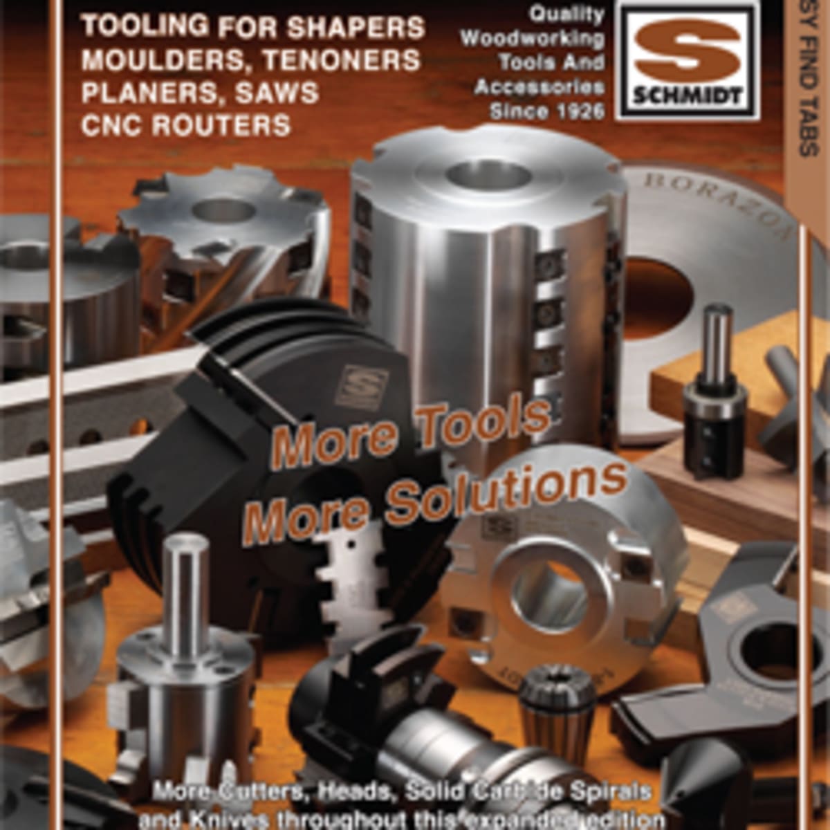 New Catalog From Schmidt Co Woodshop News