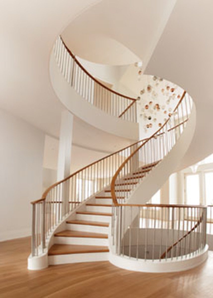 At the end of the day, building a beautiful staircase is rewarding work, Silvia says.
