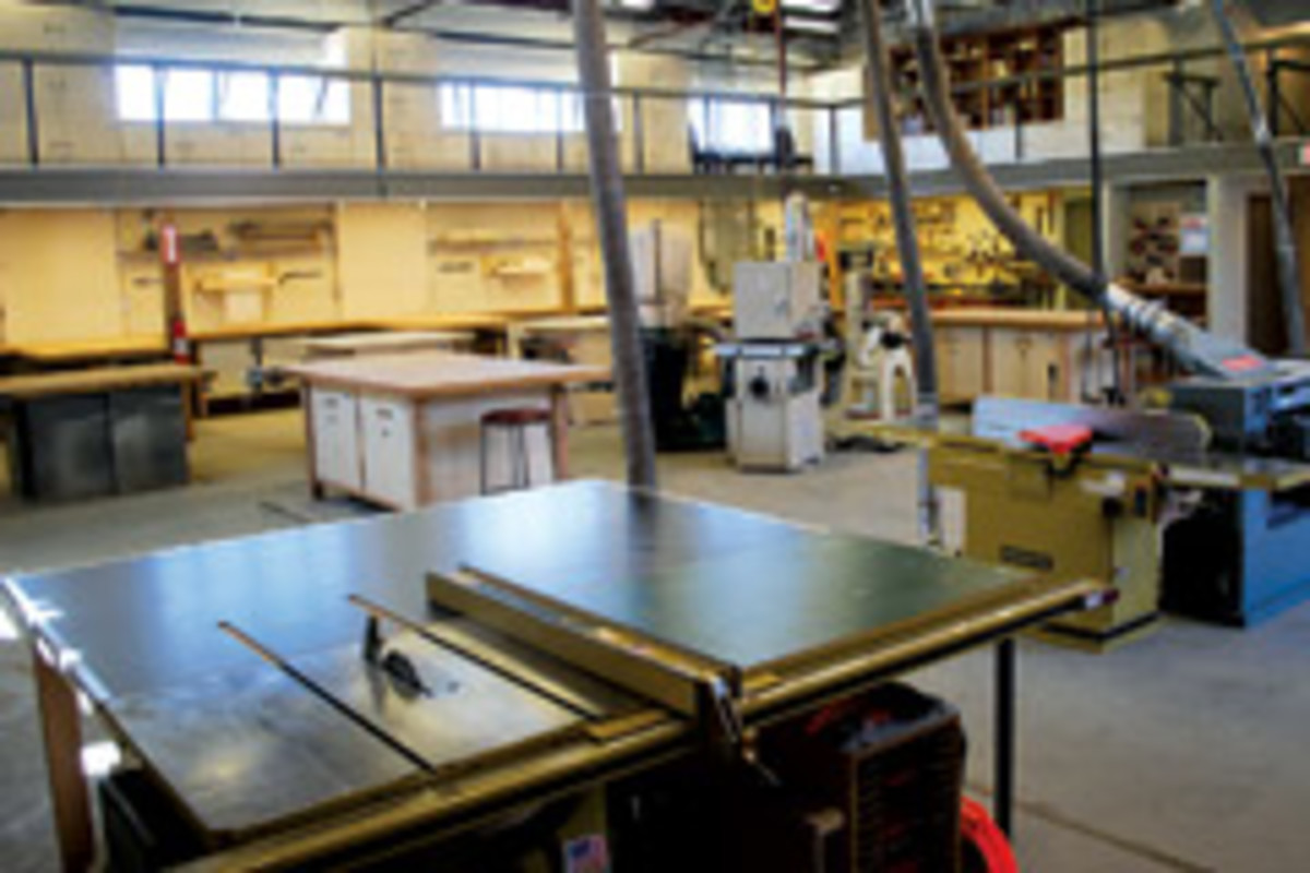 Philadelphia Woodworks is an 8,000-sq.-ft. community workshop offering access to professional-grade tools, training, on-site lumber, storage facilities and gallery space.