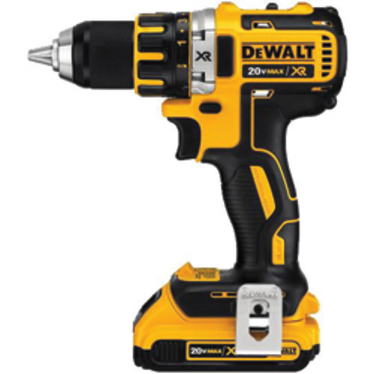 DeWalt's new 20-volt Max XR drill/driver, featuring a brushless motor.