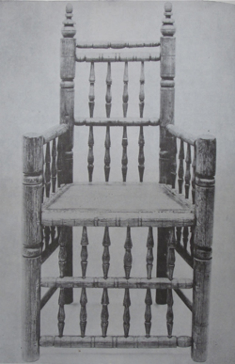 The second ‘Great Brewster Chair’ held in the collection of the Metropolitan Museum of Art in New York City.