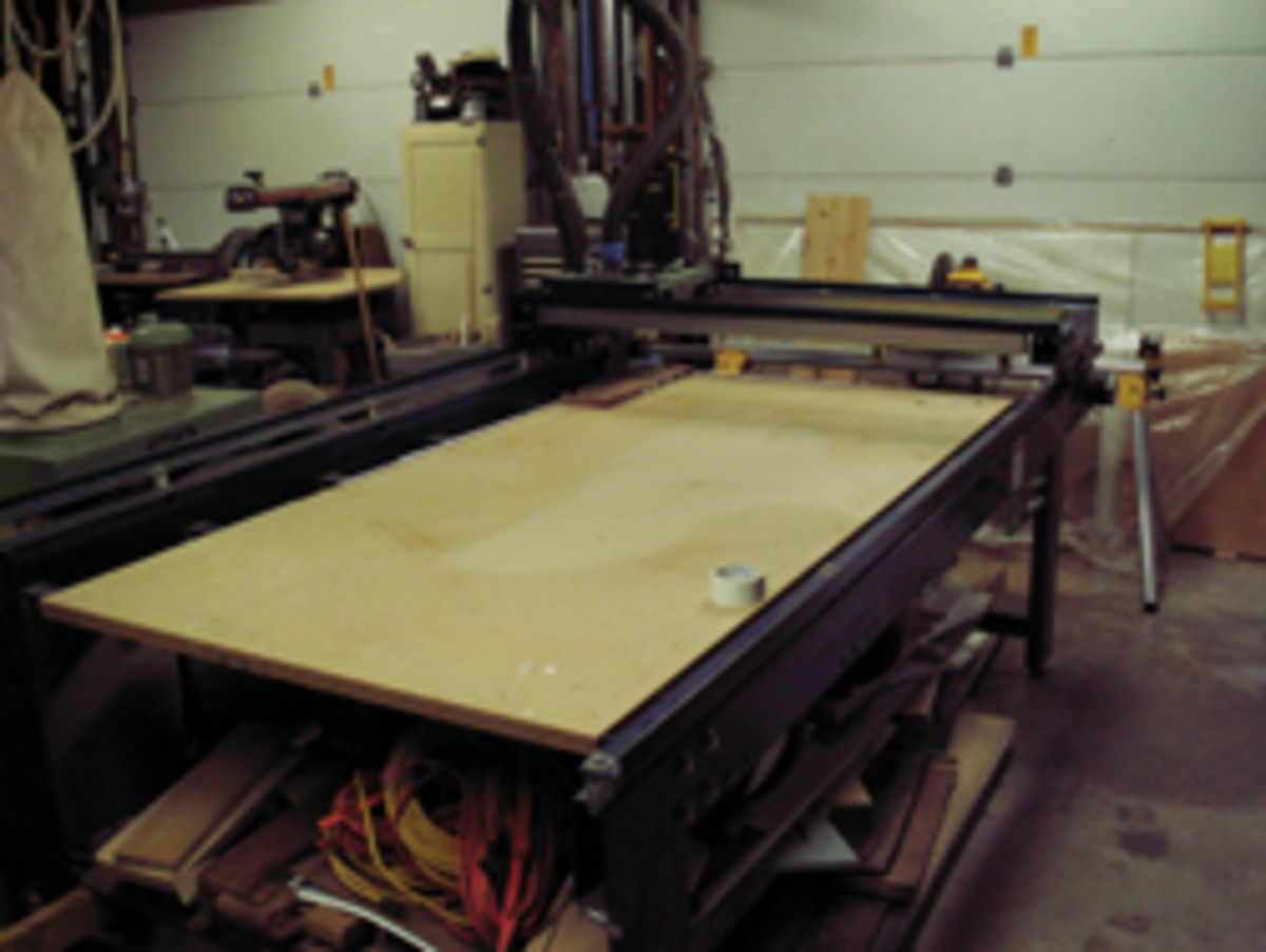Lesage purchased his ShopBot PRT96 CNC router in 1999.