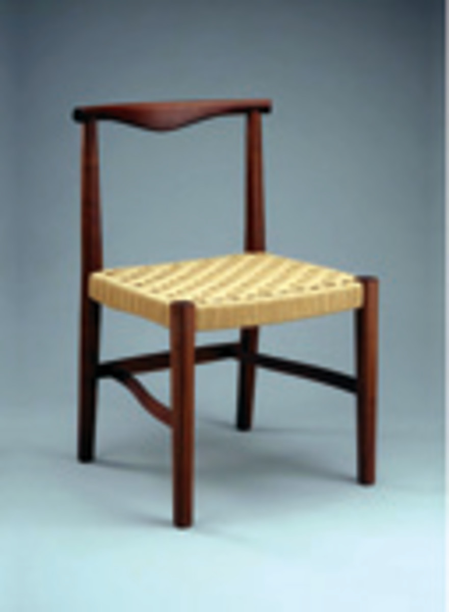 The "Just Chairs" exhibit includes work by David Masury.