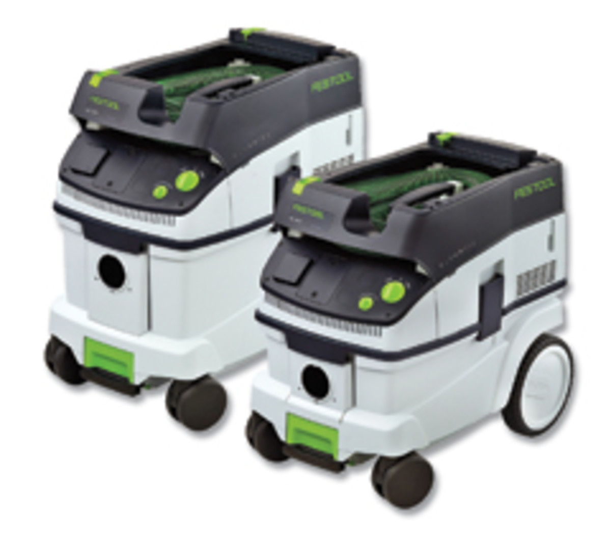 Festool has introduced two new dust extractors that feature the company's self-cleaning filter bags.