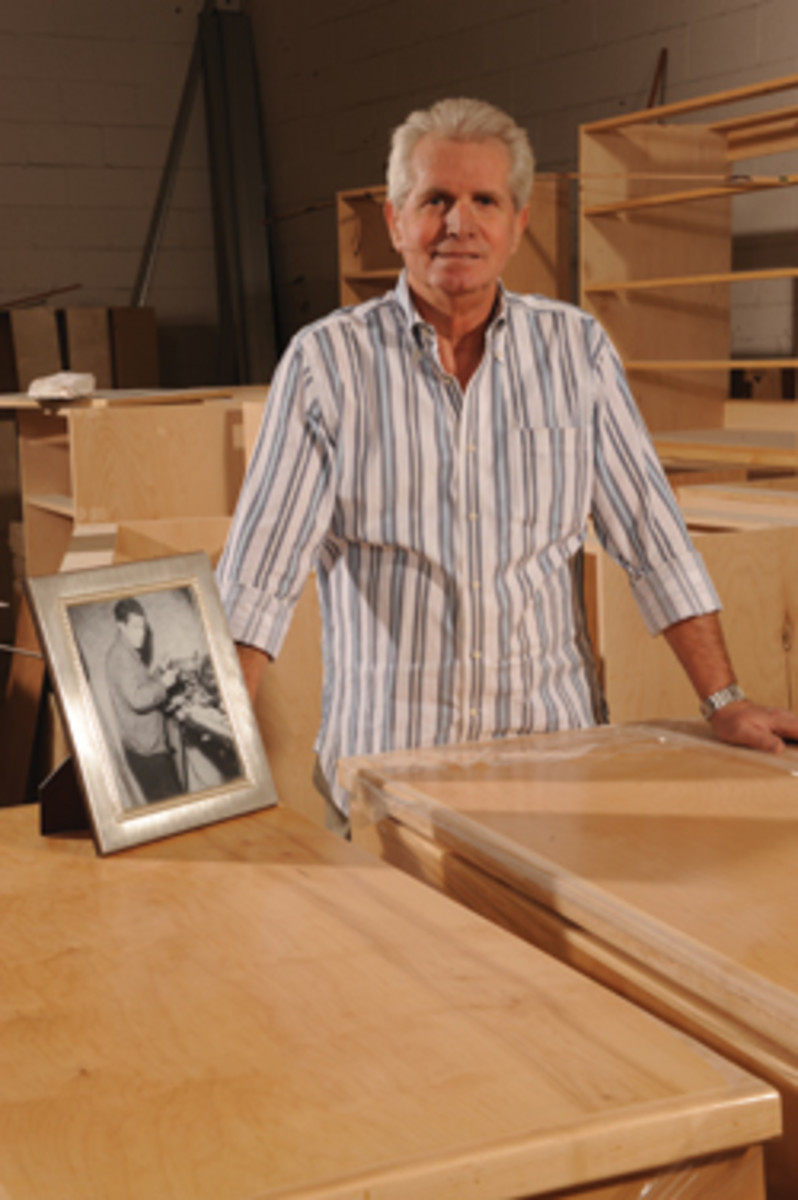 Dorenbaum, a third-generation cabinetmaker, was his father's apprentice. He's been making high-end cabinetry in Las Vegas since 1998.