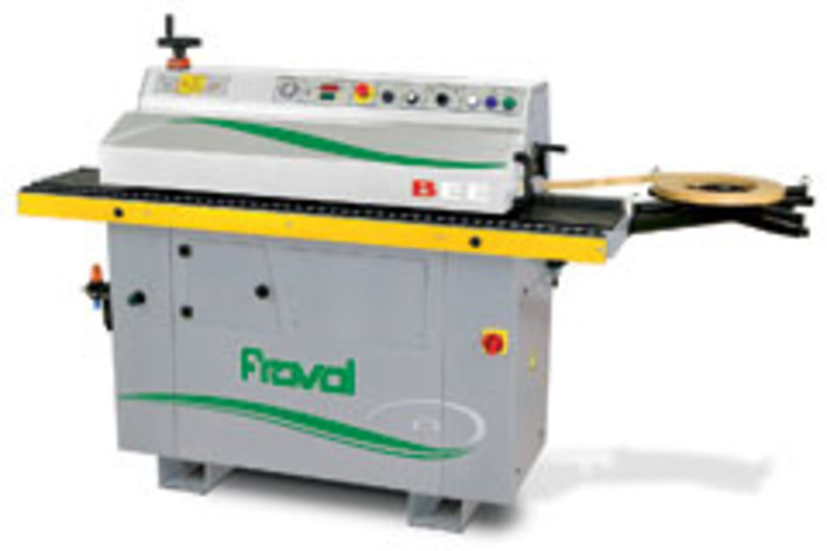 Unlike other edgebanders of this size, Fravol's BEE series can process wood veneers and PVC/ABS banding up to 3mm thick, according to Thermwood.