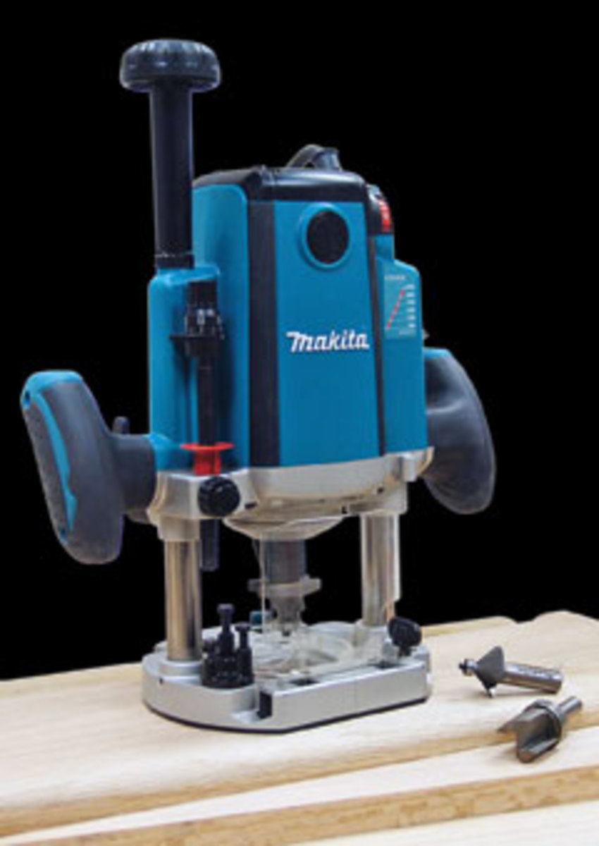 Makita’s 3-1/4-hp plunge router, model RP2301FC.