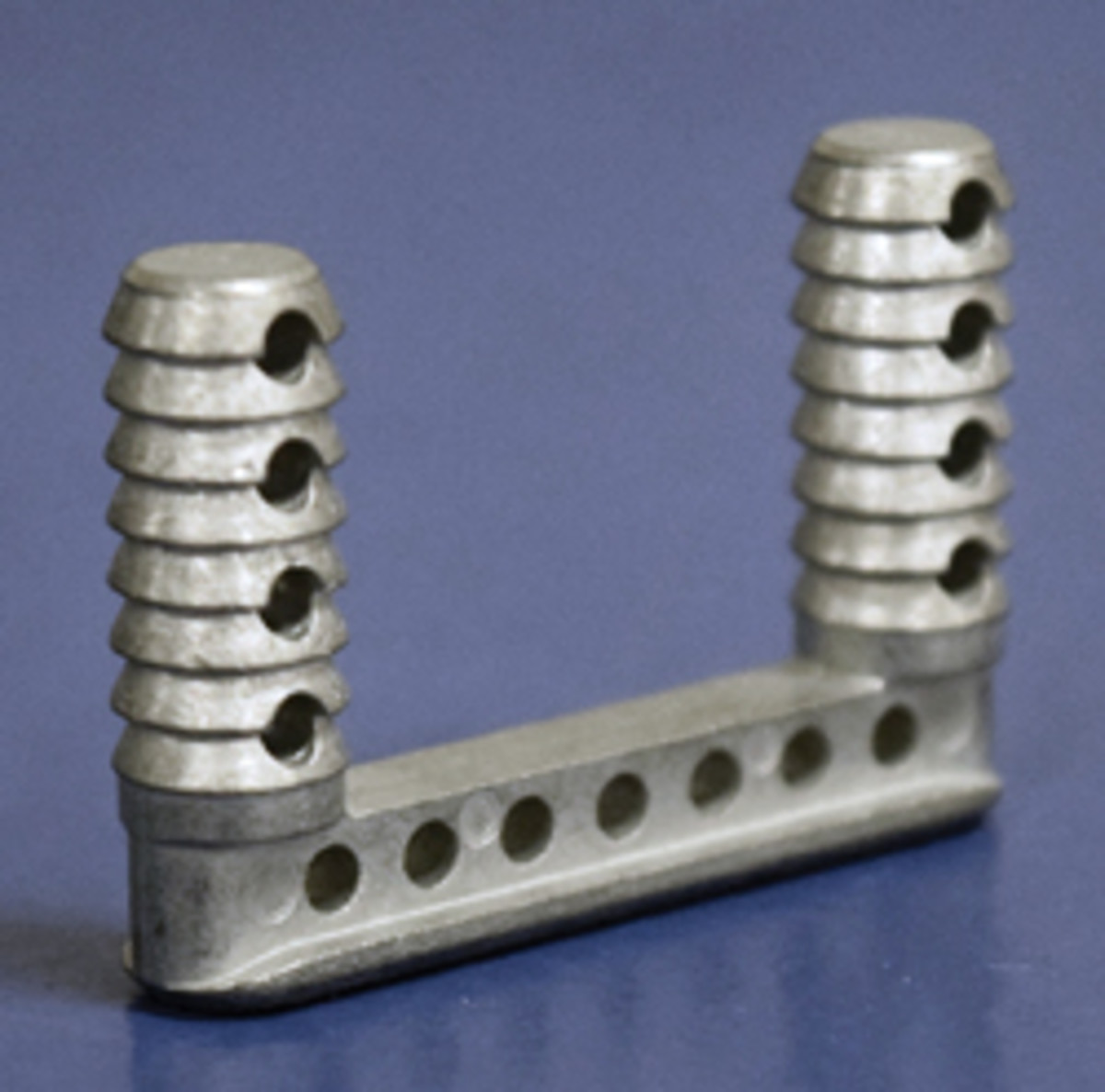 Lockdowel’s metal U-shaped connector.