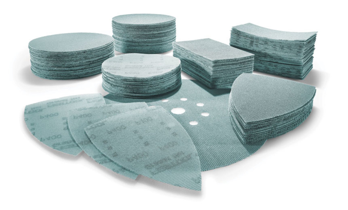Granat Net Abrasives are available in five formats.
