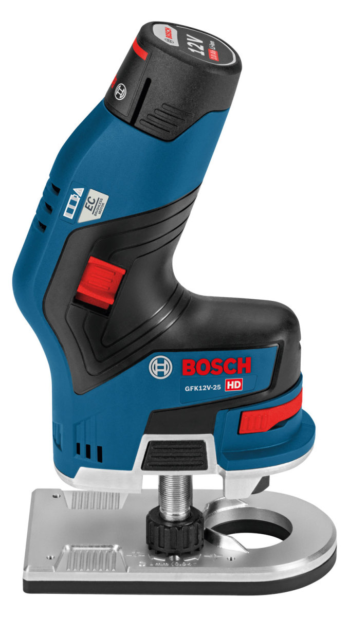 New cordless router from Bosch - Woodshop News