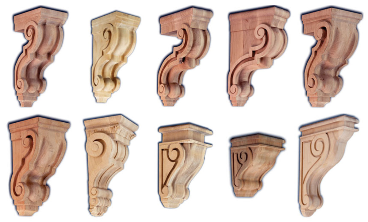 Corbels from Castlewood 