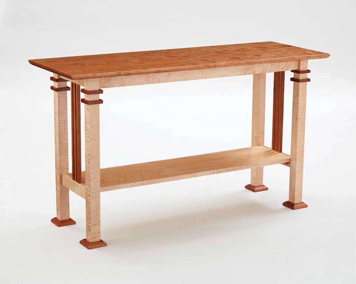 Prairie-style high table by David Thompson