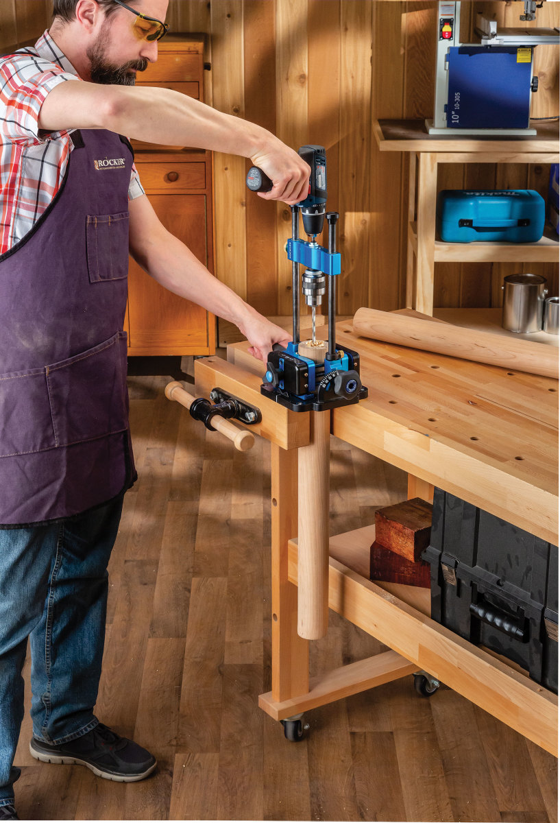 Rockler Woodworking & Hardware introduces drill guide and accessory