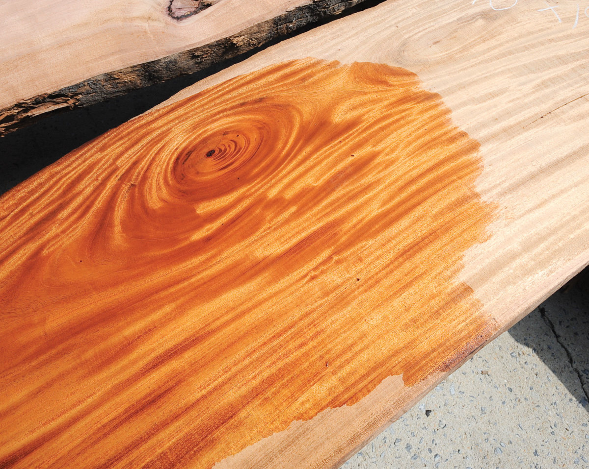 Hearne’s ‘sinker’ mahogany is comparable to Honduras mahogany.