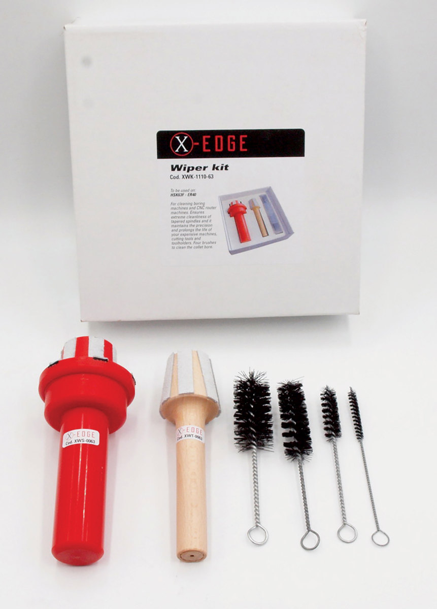 Spindle toolholder and
collet cleaning kit
available from CleBitCo.