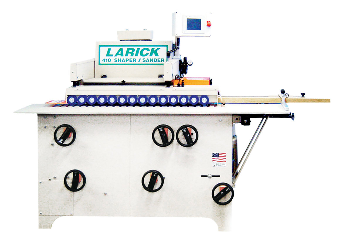 The 410 shaper/sander from Larick Machinery.