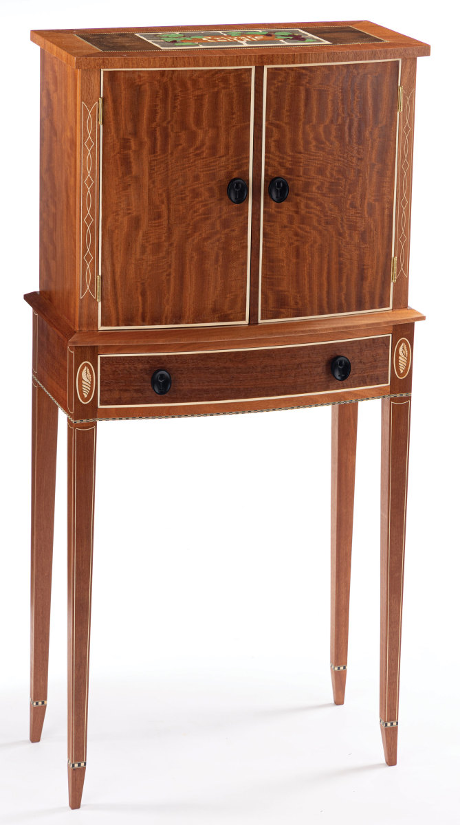 Cabinet by James Frantz of San Diego, featured in Design in Wood