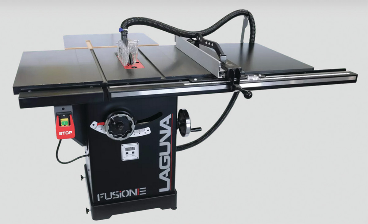 The Fusion 3 table saw from Laguna Tools.