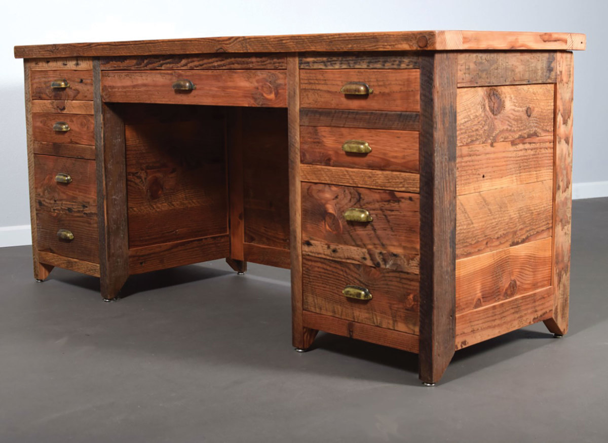 Hibbs’ nine-drawer desk