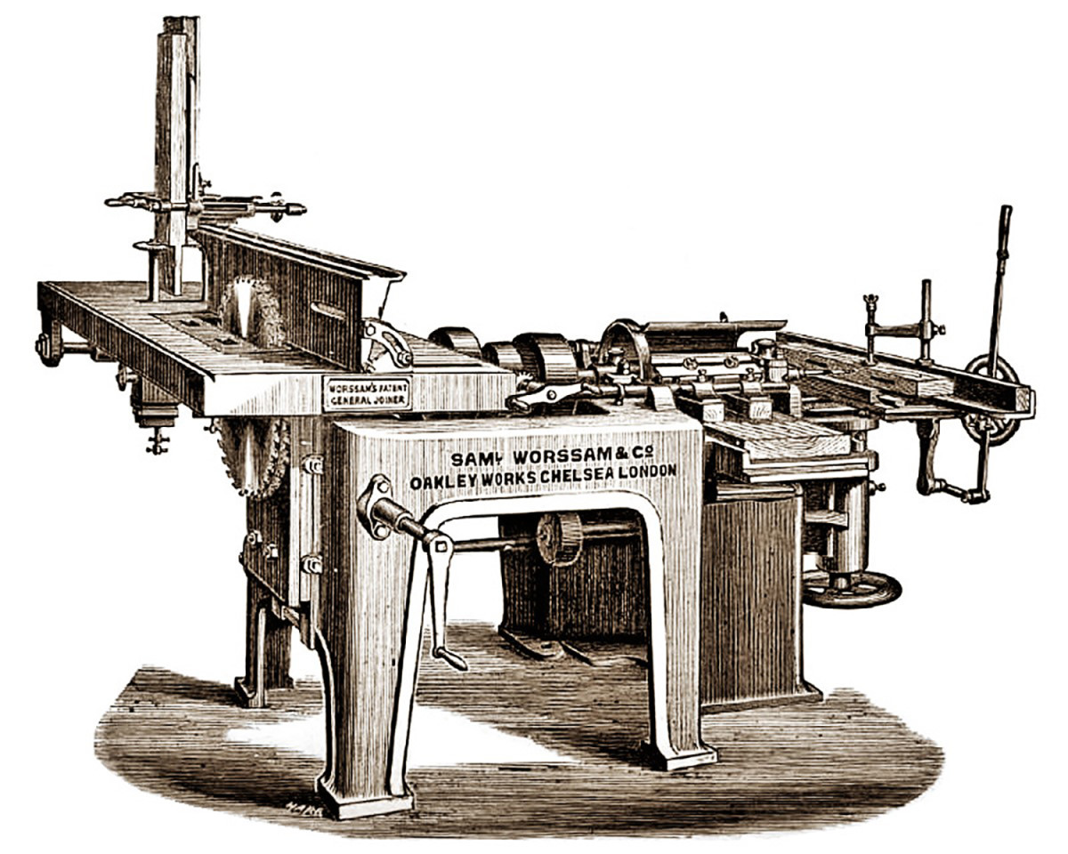 The 1880 version of the Worssam Patent General Joiner. 