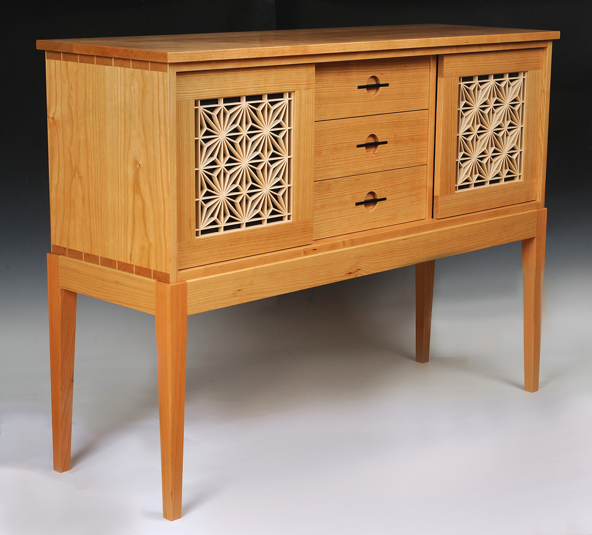 Michael Jury, principal designer and craftsman at M. Jury Woodworks, won Best in Show (Furniture Design) for this sideboard. 