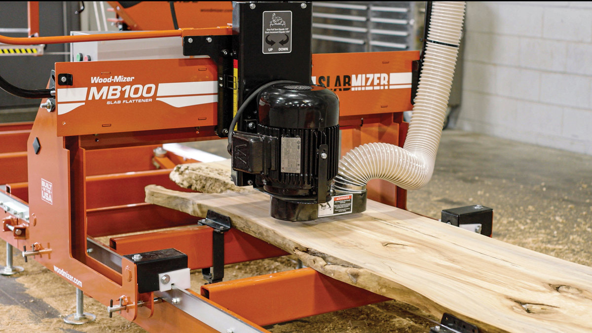 The MB100 SlabMizer from Wood-Mizer.