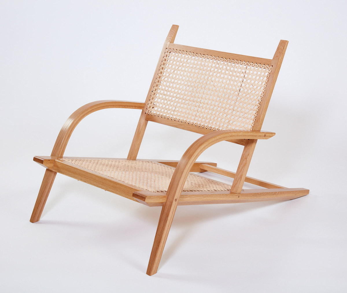 “Low Caned Lounge” by Grace Elwood at the WantedDesign Fair