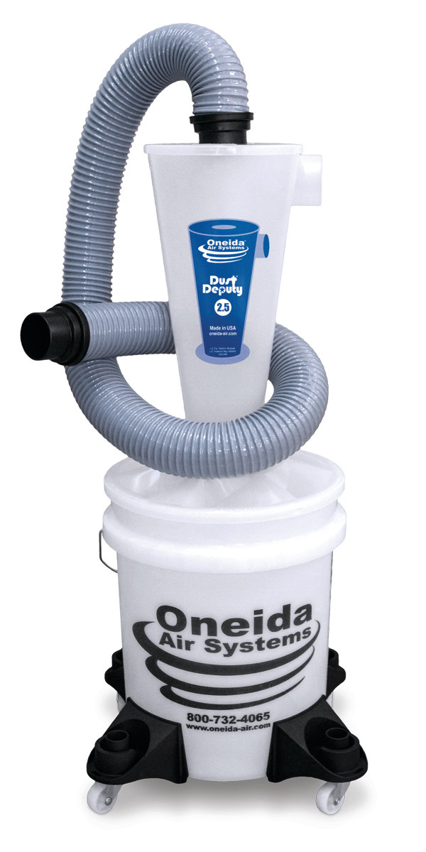 The new Dust Deputy Delux Kit from Oneida Air Systems