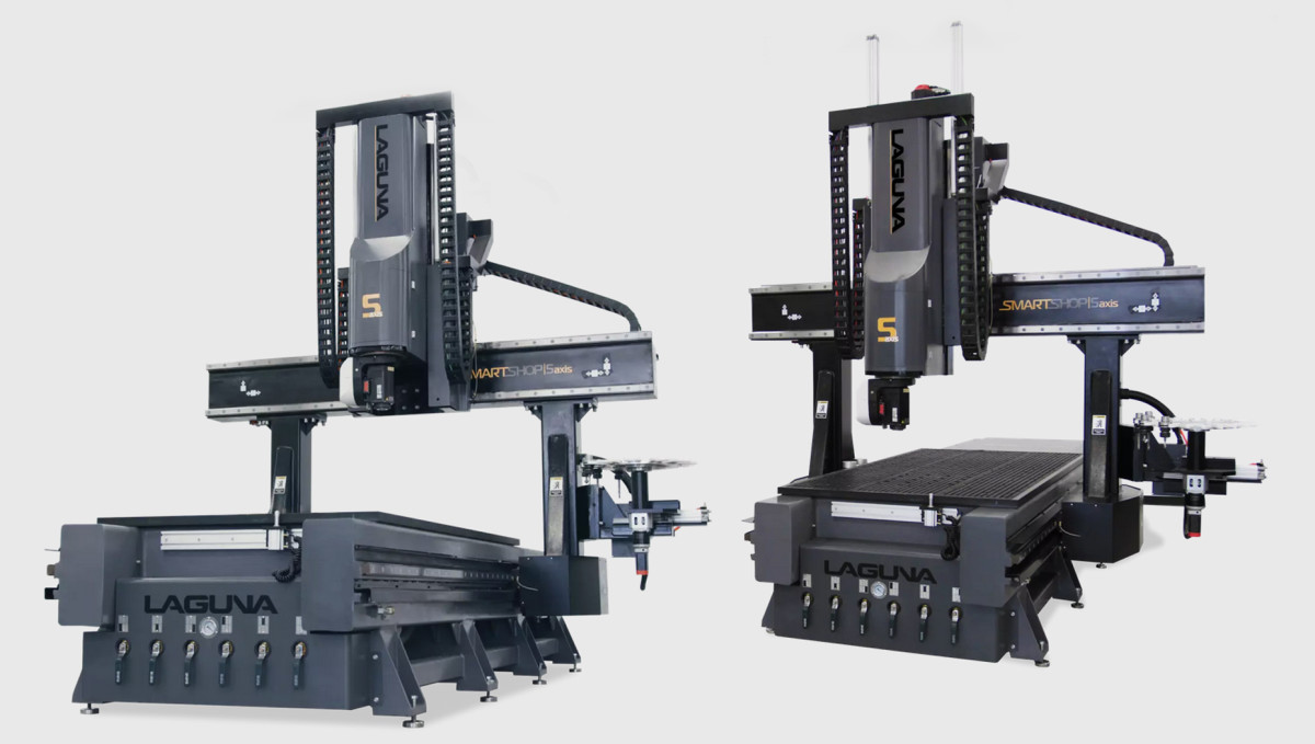 SmartsShop 5-axis CNC machines from Laguna Tools.