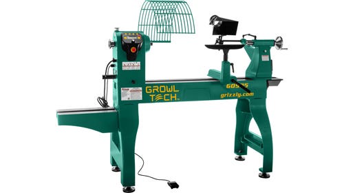 New Heavy-Duty Wood Lathe from Grizzly