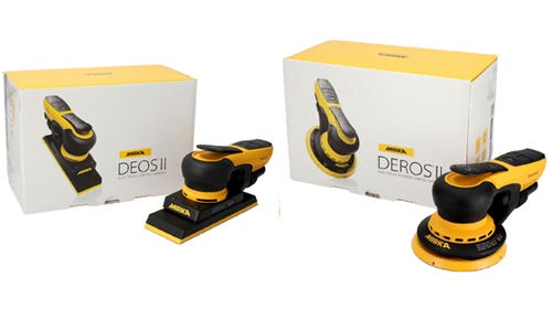 New DEROS II and DEOS II Electric Sanders from Mirka