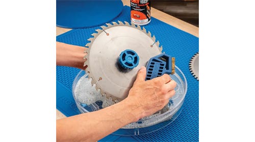 New Saw Blade Cleaning Kit from Rockler