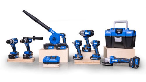 Kreg Tool Expands Cordless Power Tool Line